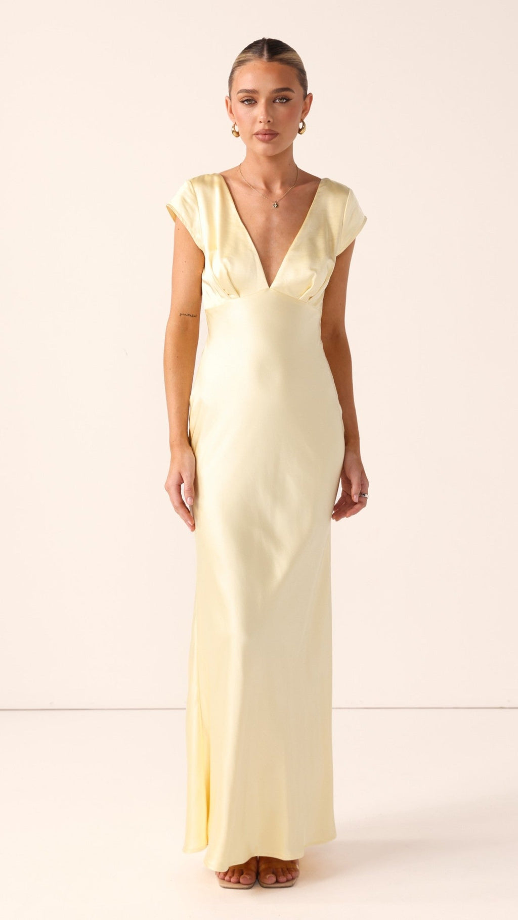 Amelia Maxi Dress - Yellow