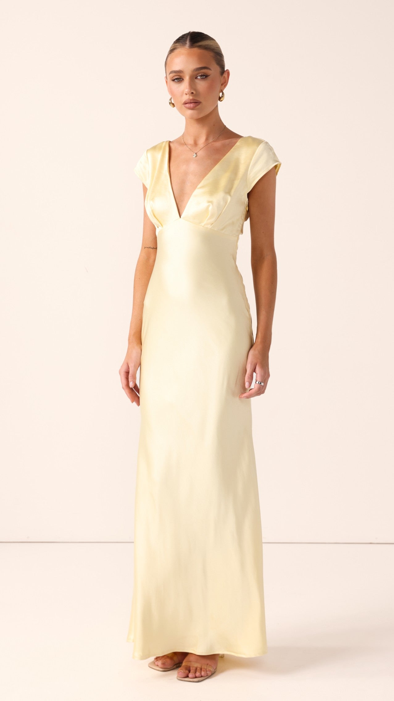 Amelia Maxi Dress - Yellow