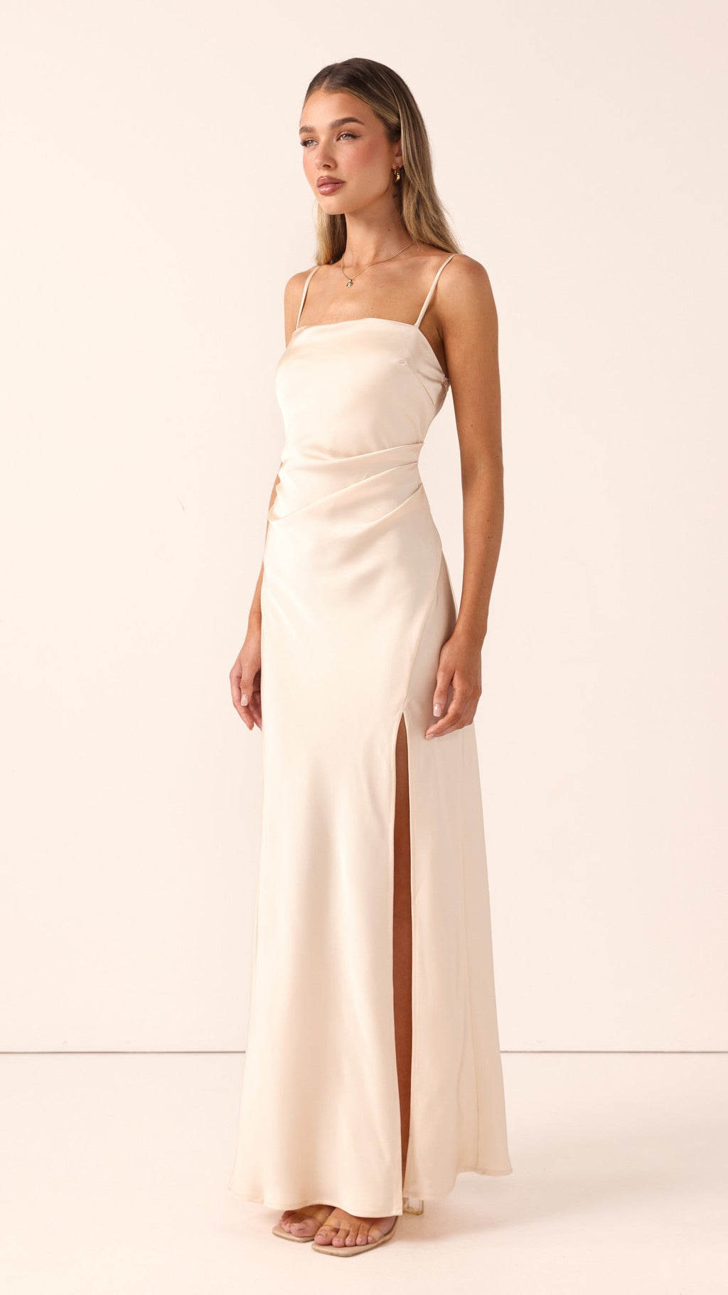 Ilana Maxi Dress - Soft Gold