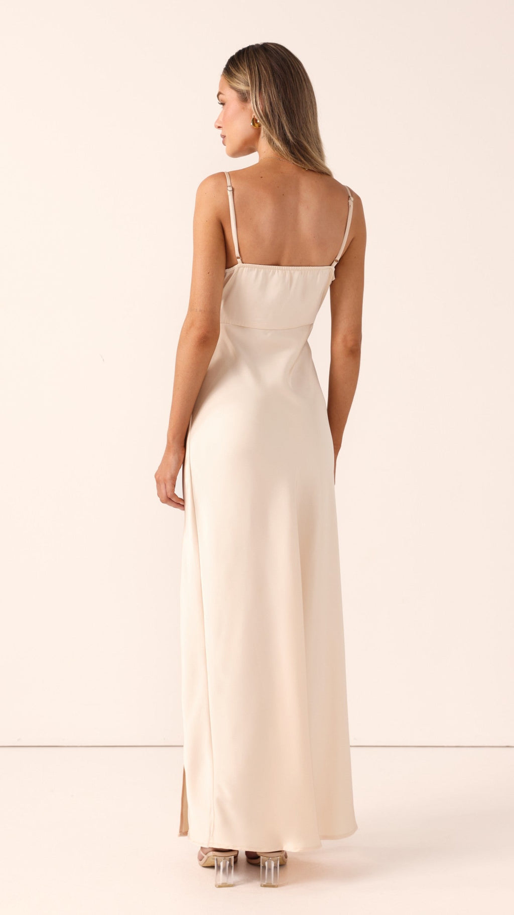 Ilana Maxi Dress - Soft Gold