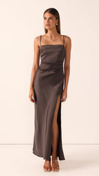 Ilana Maxi Dress - Espresso