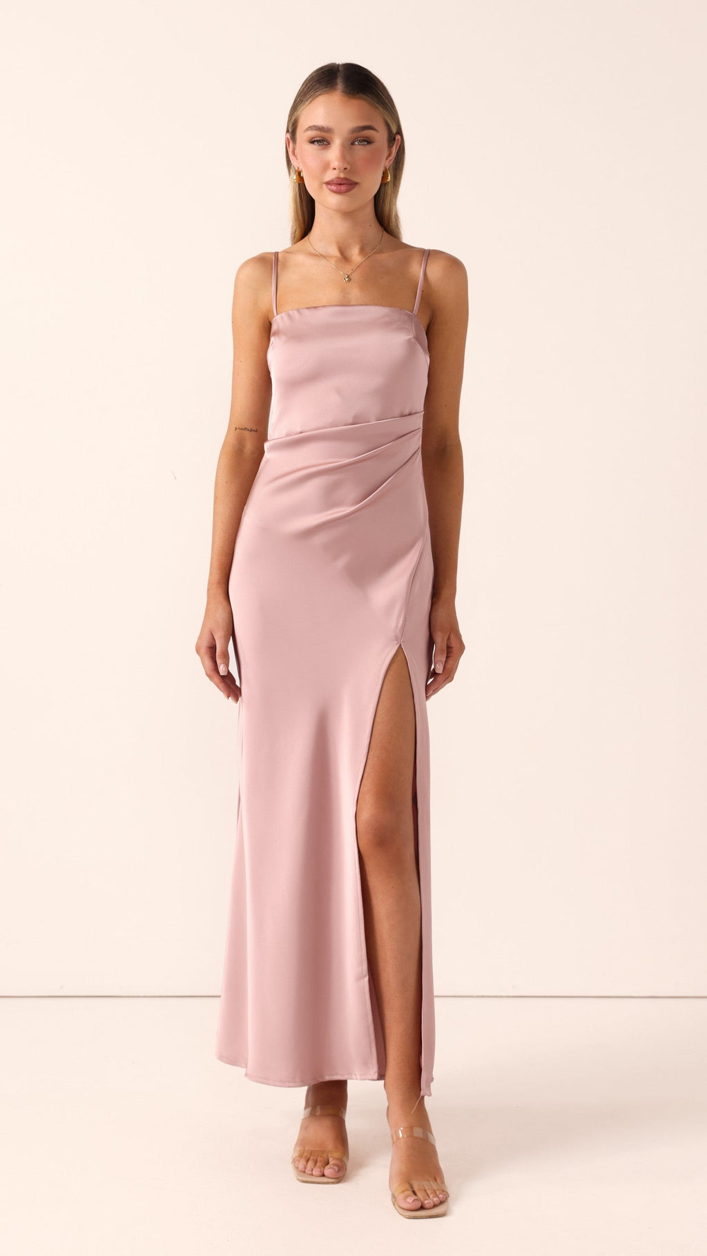 Ilana Maxi Dress - Dusty Pink