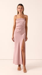 Ilana Maxi Dress - Dusty Pink