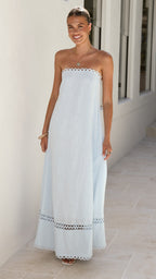 Sandra Maxi Dress - Sky Blue
