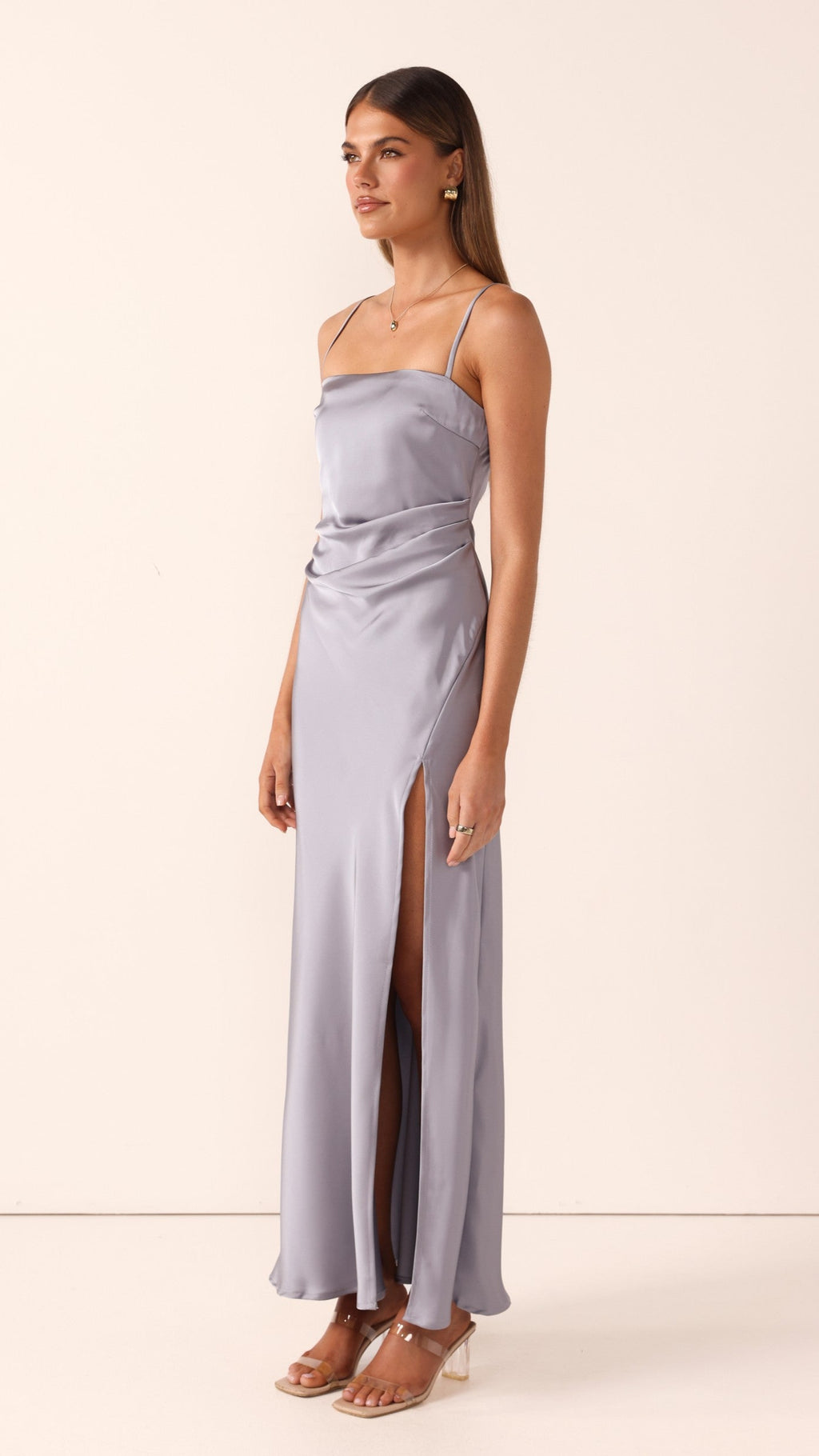 Ilana Maxi Dress - Steel Blue