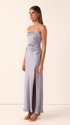 Ilana Maxi Dress - Steel Blue