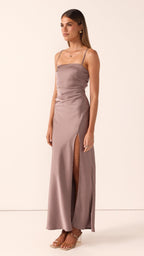 Ilana Maxi Dress - Mushroom