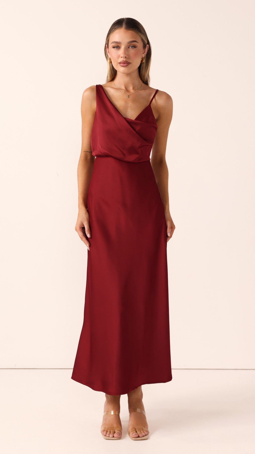 Audrey Maxi Dress - Wine