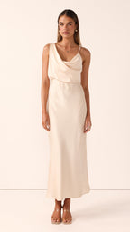 Audrey Maxi Dress - Soft Gold