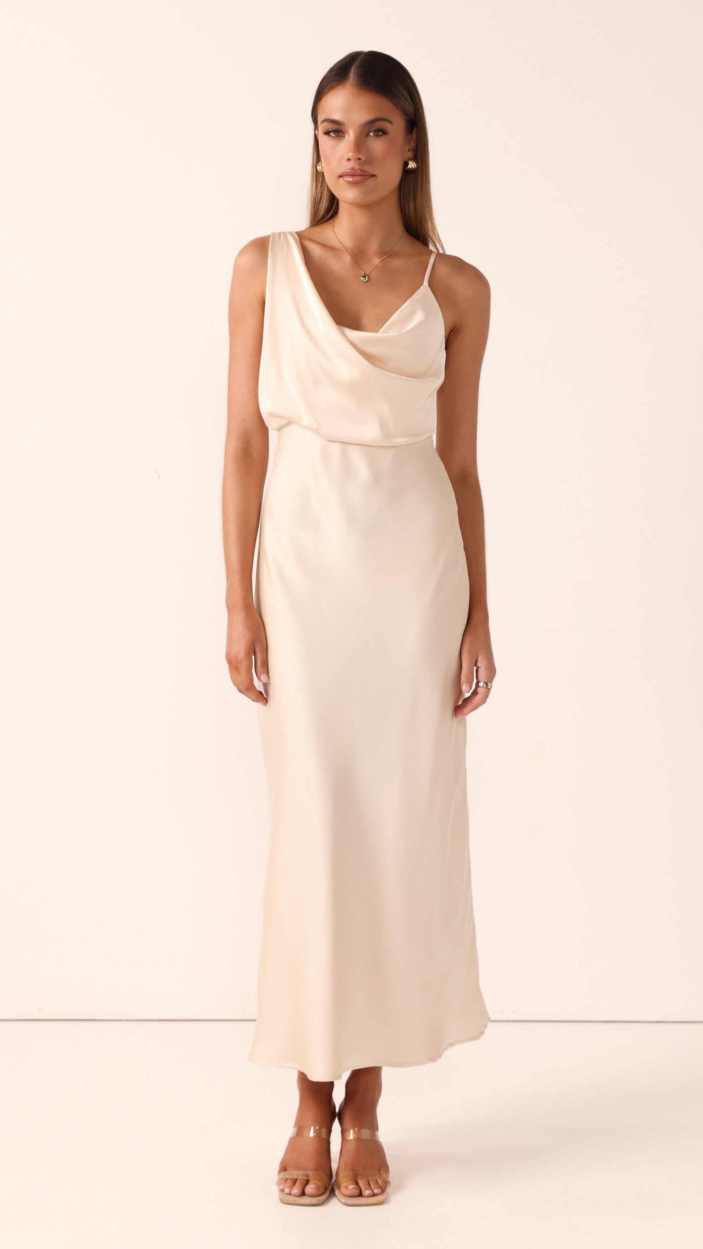 Audrey Maxi Dress - Soft Gold