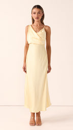 Audrey Maxi Dress - Lemon