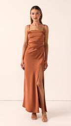 Ilana Maxi Dress - Copper