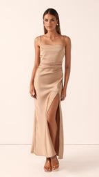 Ilana Maxi Dress - Latte