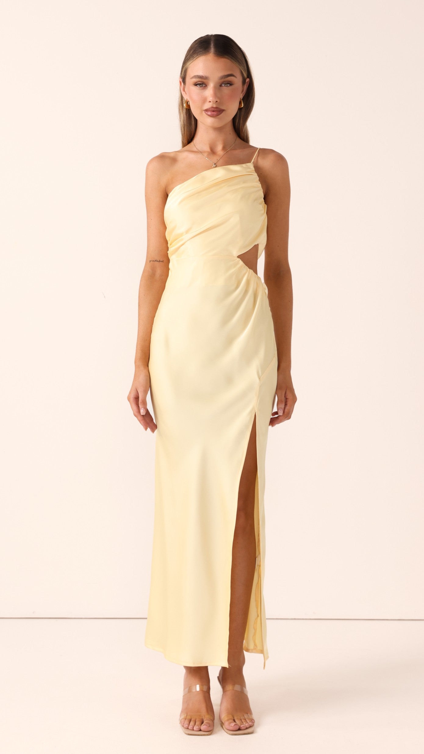 Nyla Maxi Dress - Lemon
