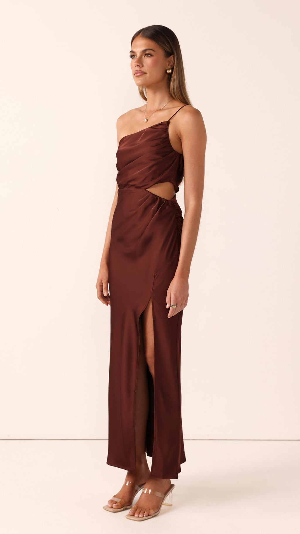 Nyla Maxi Dress - Brown