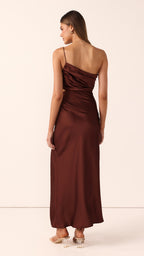 Nyla Maxi Dress - Brown