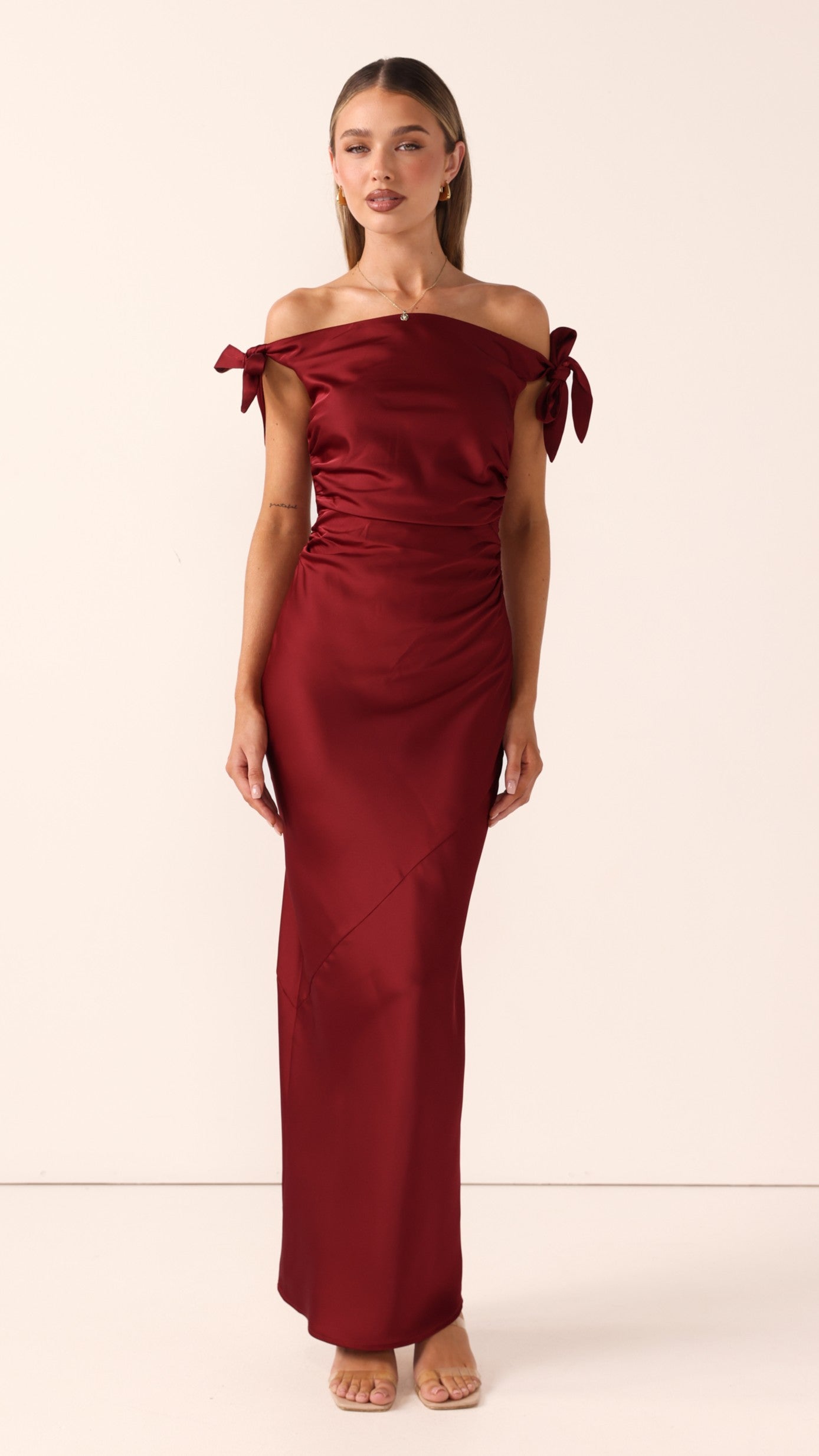 Meghan Maxi Dress - Wine