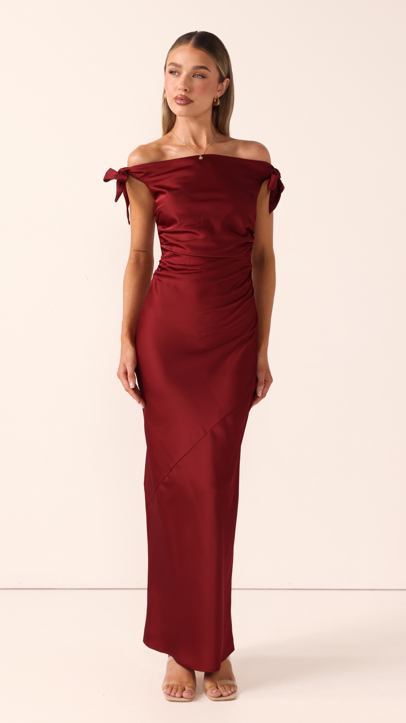 Meghan Maxi Dress - Wine