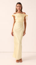 Meghan Maxi Dress - Lemon