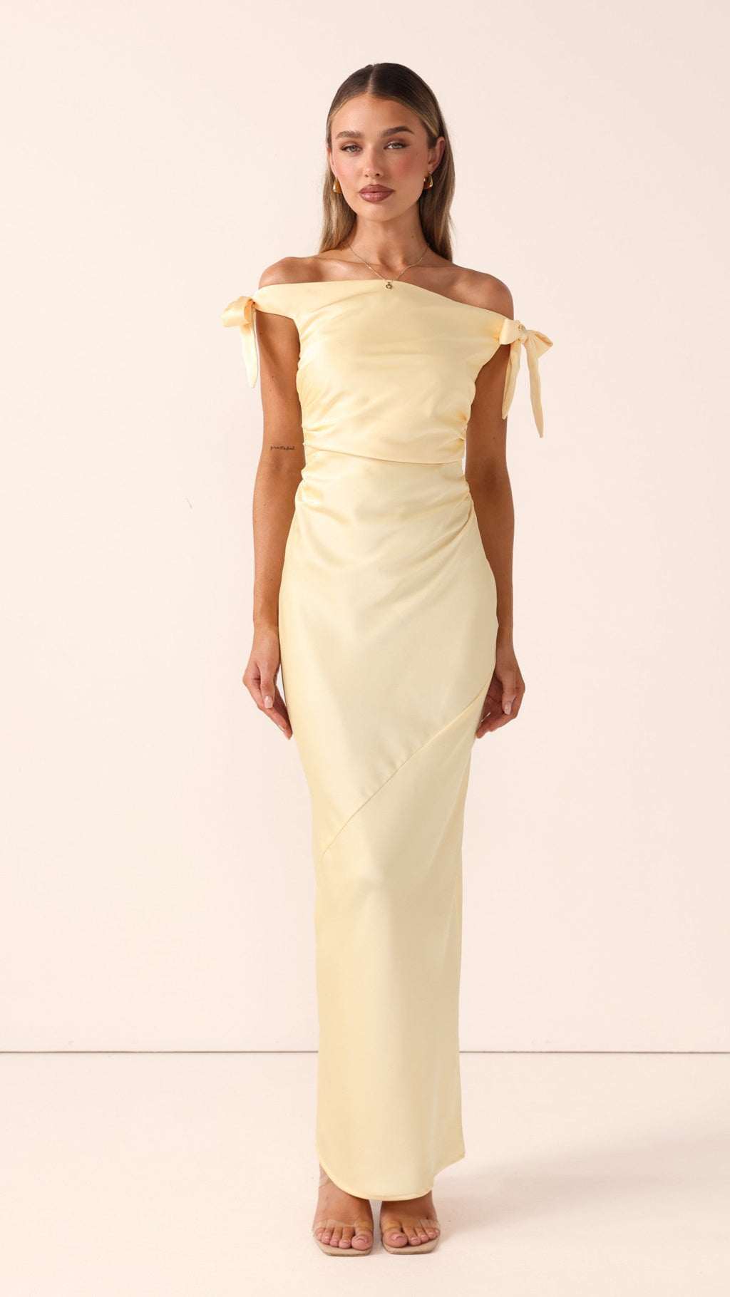 Meghan Maxi Dress - Lemon