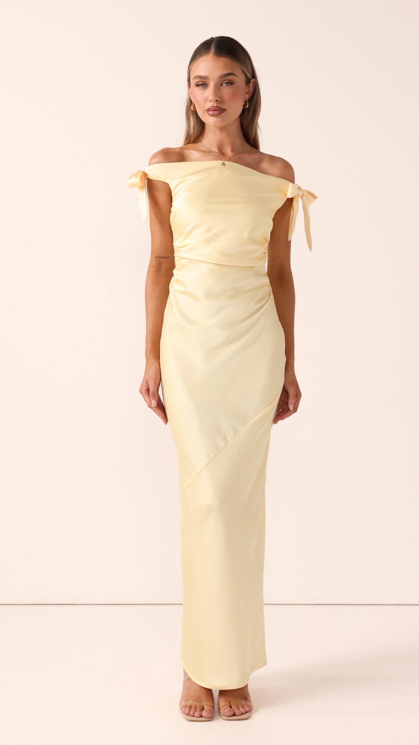 Meghan Maxi Dress - Lemon