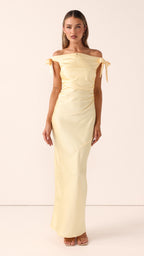 Meghan Maxi Dress - Lemon