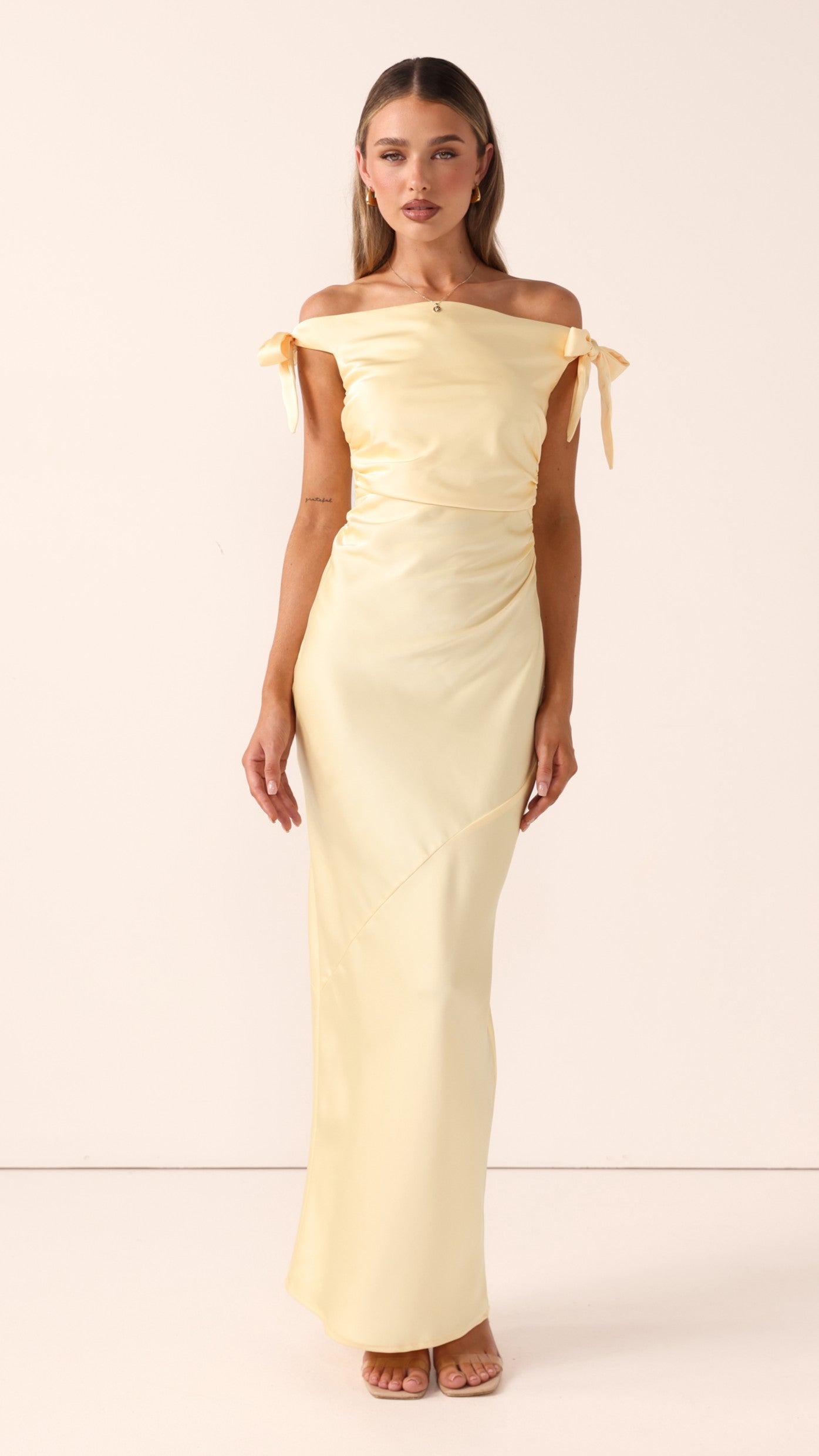Meghan Maxi Dress - Lemon