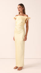 Meghan Maxi Dress - Lemon
