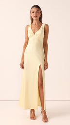 Taylor Maxi Dress - Lemon