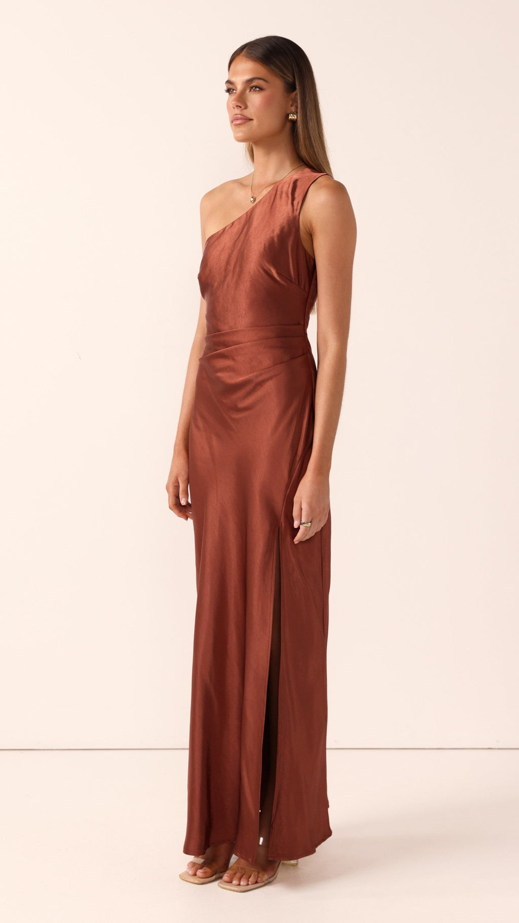 Victoria Maxi Dress - Rust