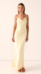 Willow Maxi Dress - Lemon