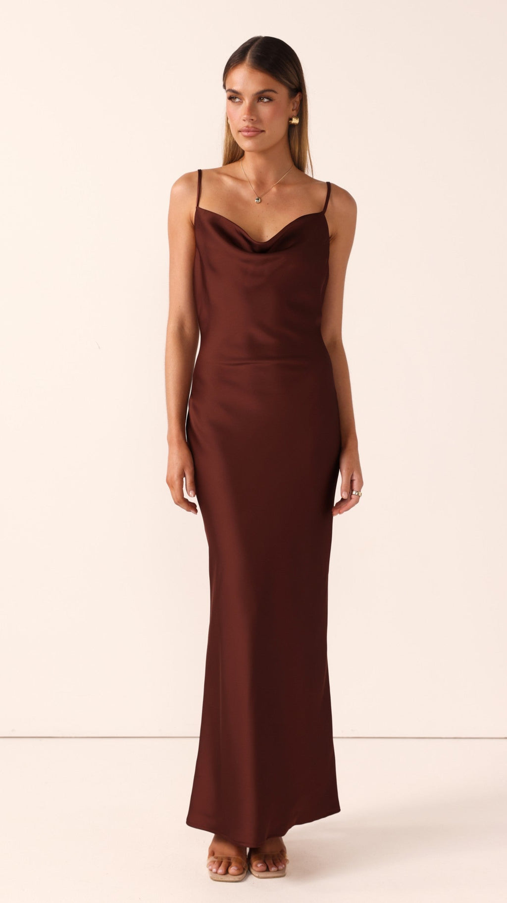 Willow Maxi Dress - Brown