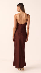 Willow Maxi Dress - Brown