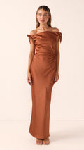Meghan Maxi Dress - Copper