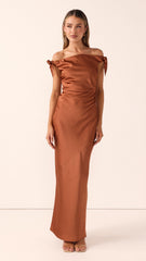 Meghan Maxi Dress - Copper
