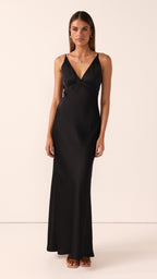 Ziah Maxi Dress - Black