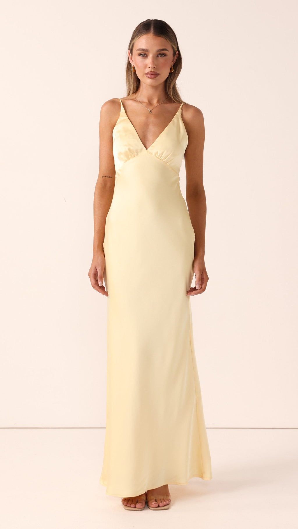 Ziah Maxi Dress - Lemon