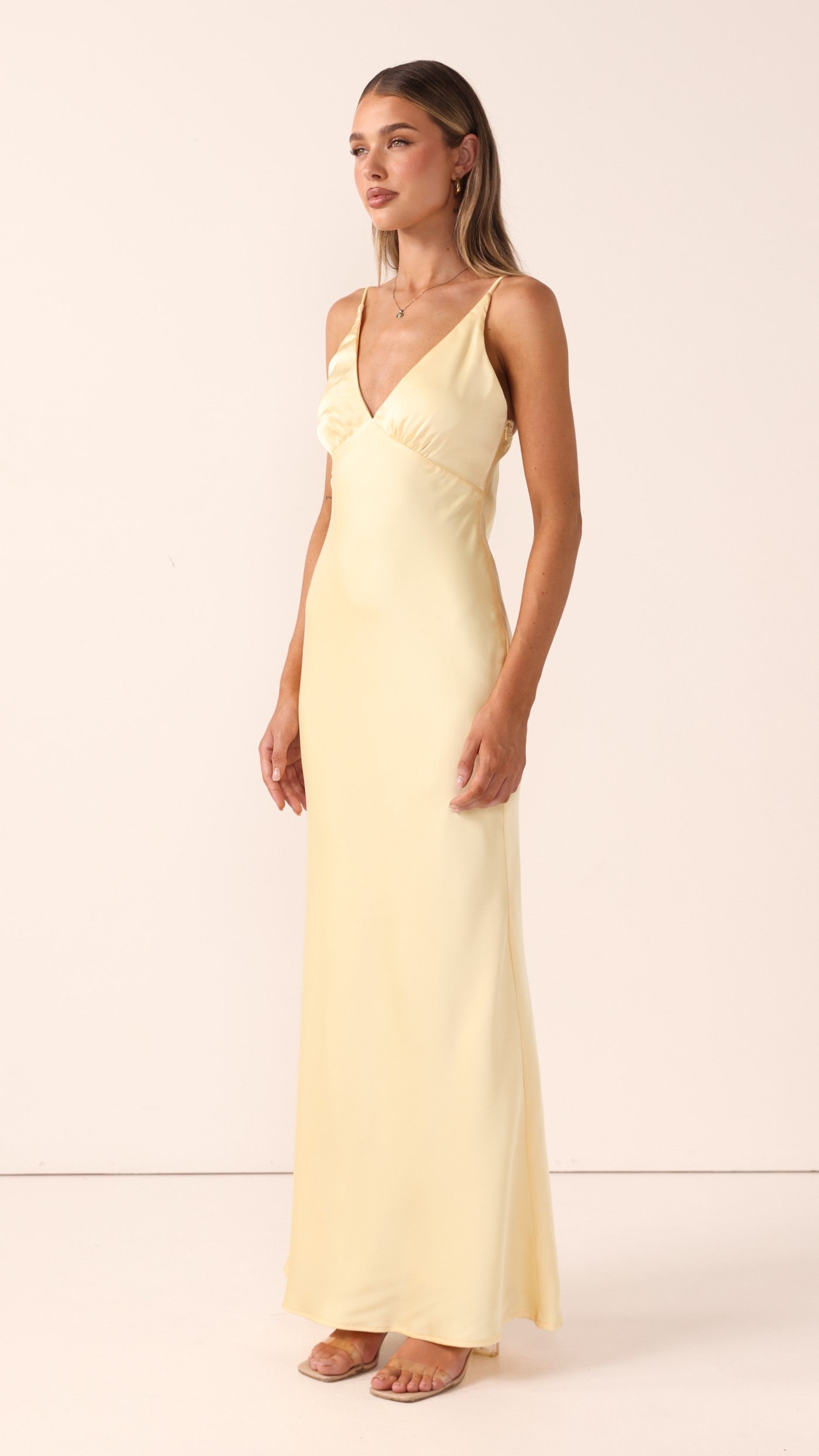 Ziah Maxi Dress - Lemon