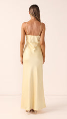 Ziah Maxi Dress - Lemon