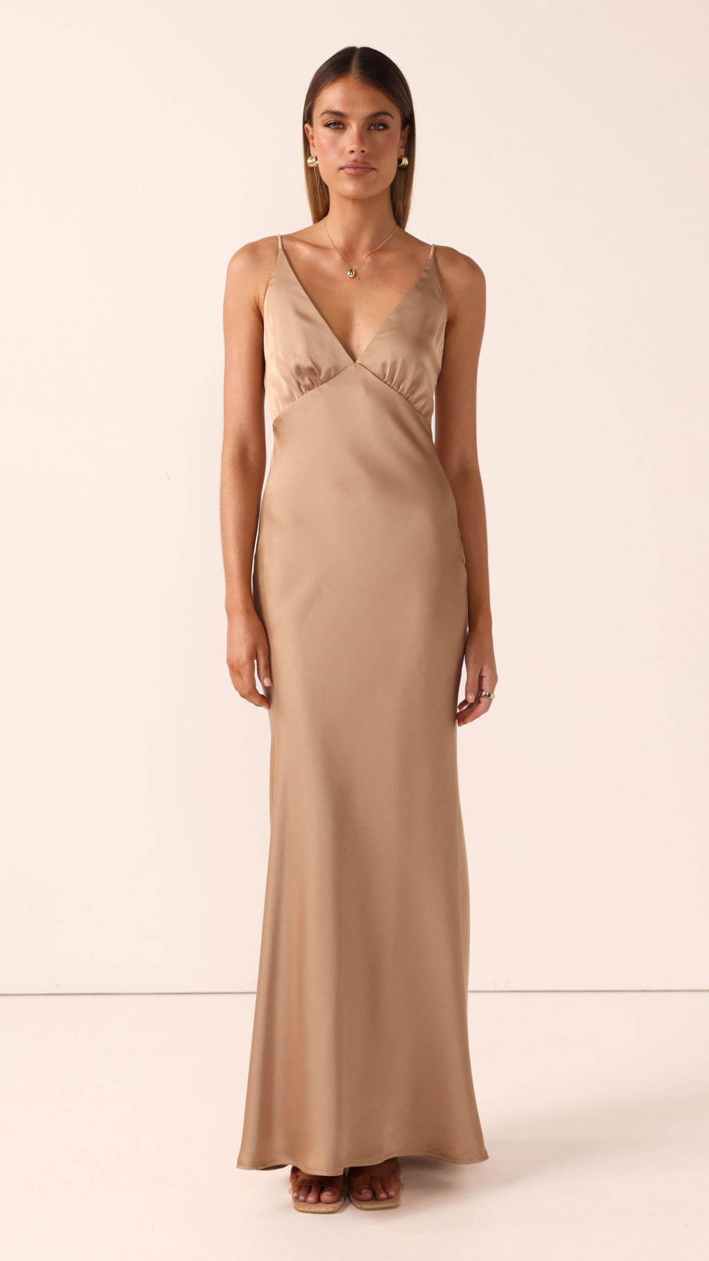 Ziah Maxi Dress - Latte