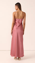 Ziah Maxi Dress - Baked Rose