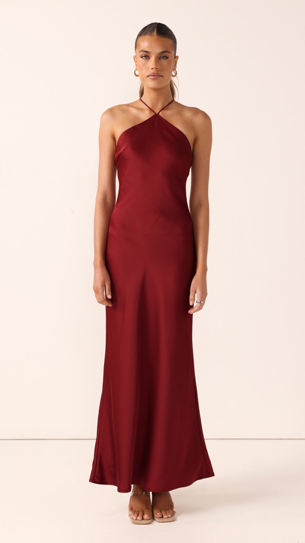 Chiara Maxi Dress - Wine