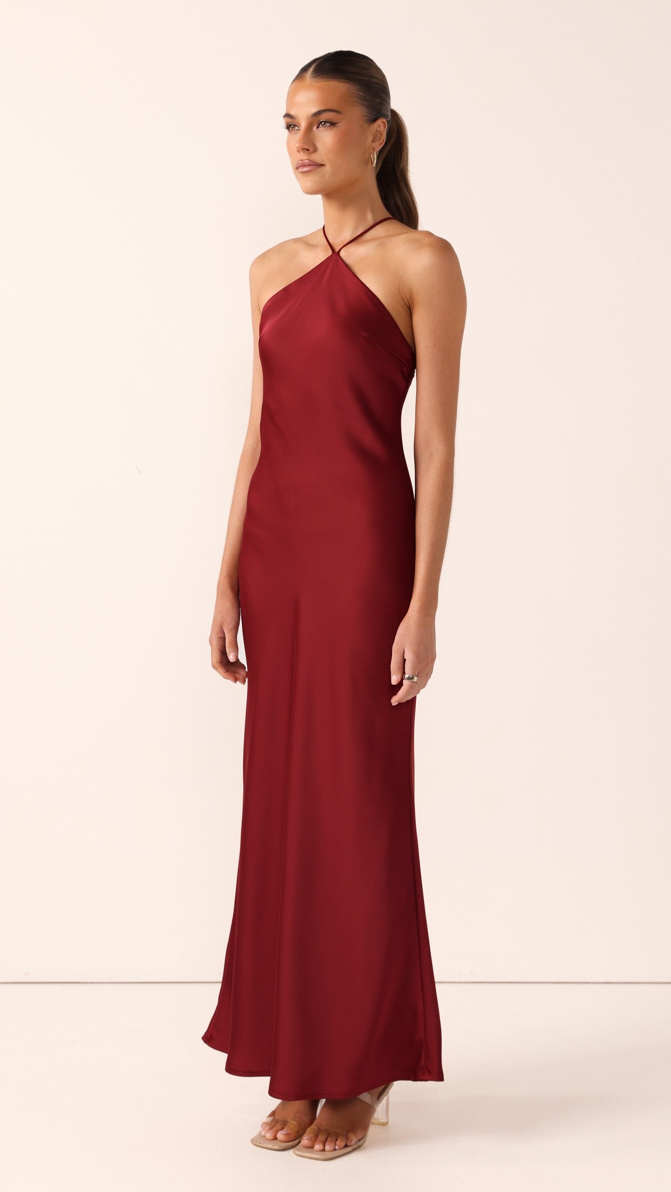 Chiara Maxi Dress - Wine
