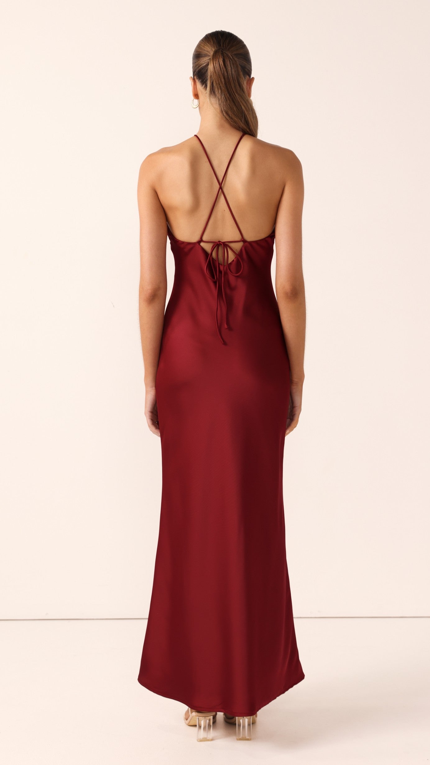 Chiara Maxi Dress - Wine