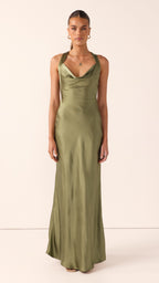 Eva Maxi Dress - Olive