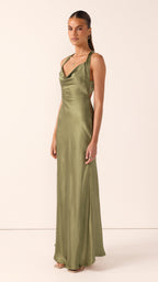 Eva Maxi Dress - Olive