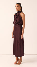 Esther Maxi Dress - Chocolate