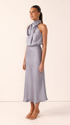 Esther Maxi Dress - Steel Blue
