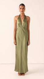 Chloe Maxi Dress - Olive