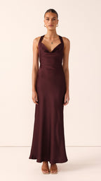 Eva Maxi Dress - Chocolate